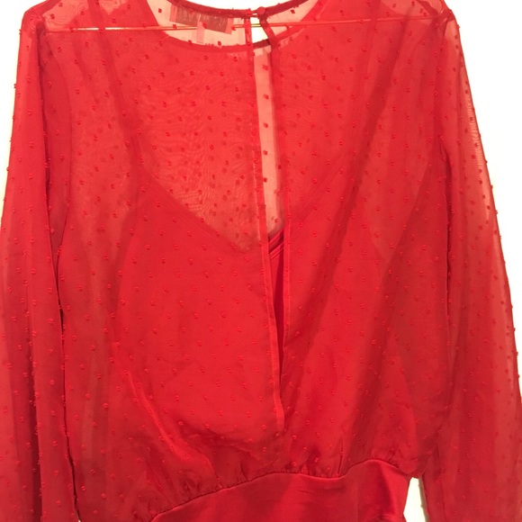 Red bodysuit - Picture 4 of 4